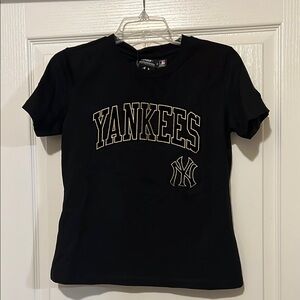 NWT Pro Standard NY Yankees 2009 WS Kids Black Short Sleeve Tee